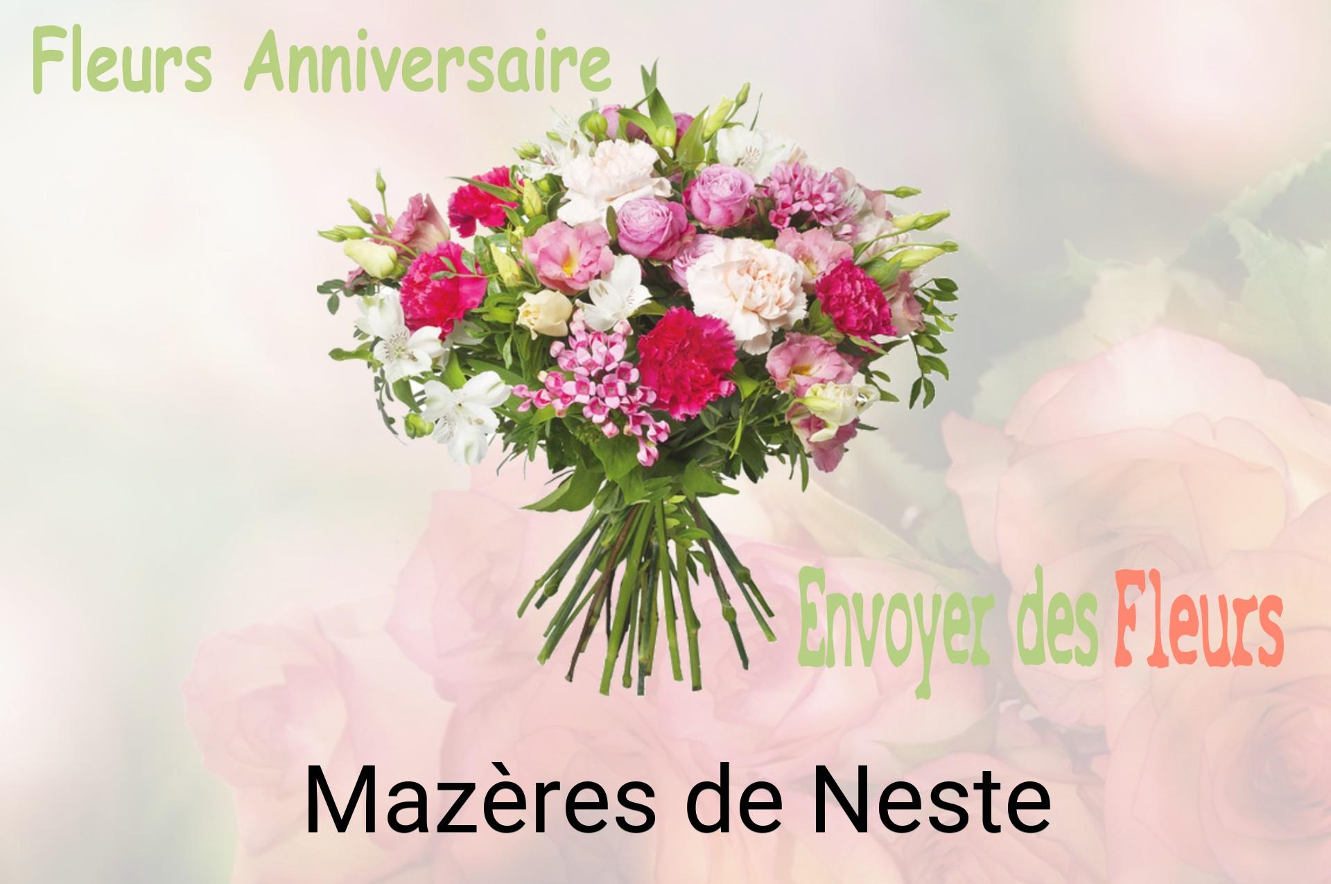 Bouquet de fleurs d’anniversaire livré à Mazères-de-Neste